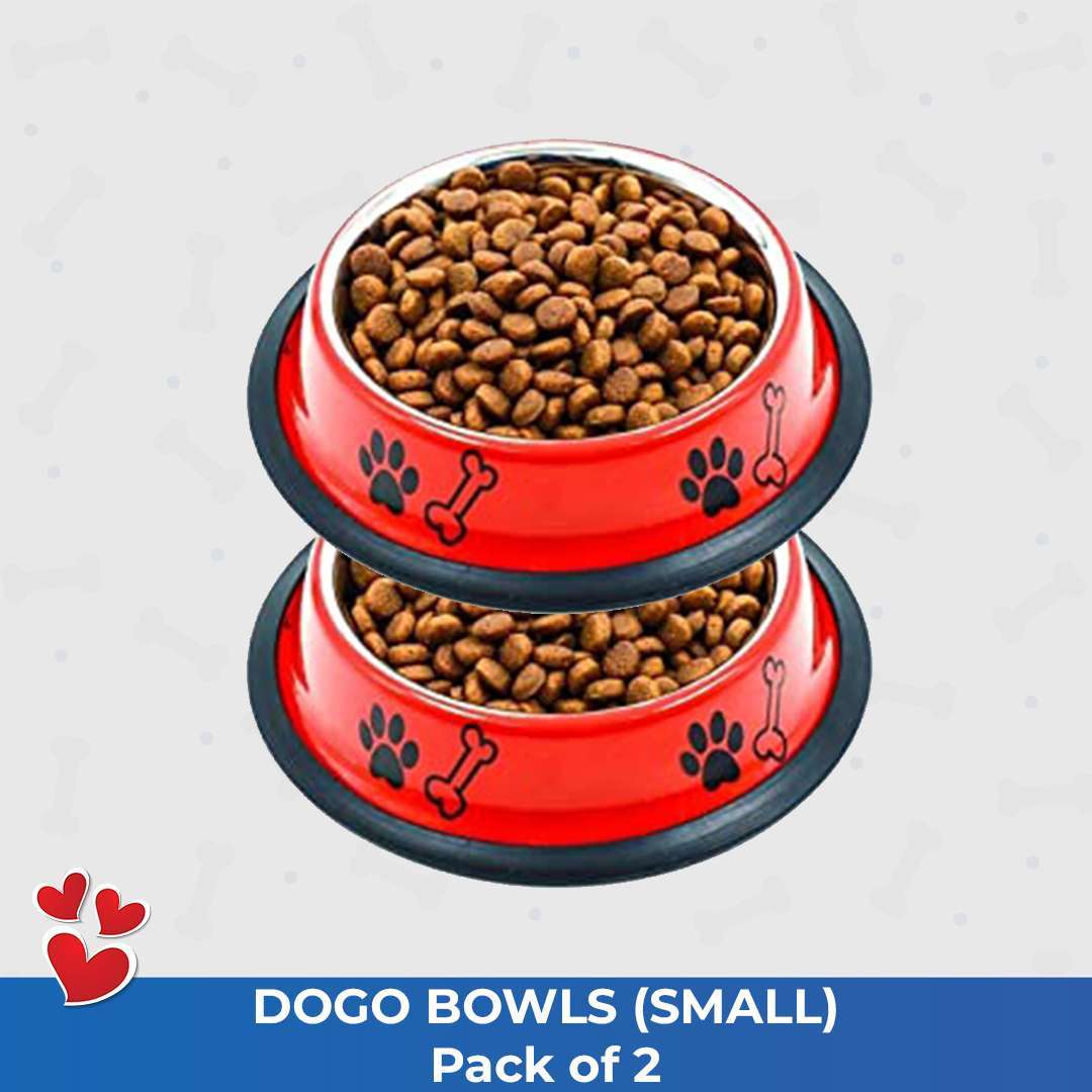 Dogo-Bowls-Small-Pack-of-2.jpg Feeding Bowls - Small Pack of 2 - Image 1