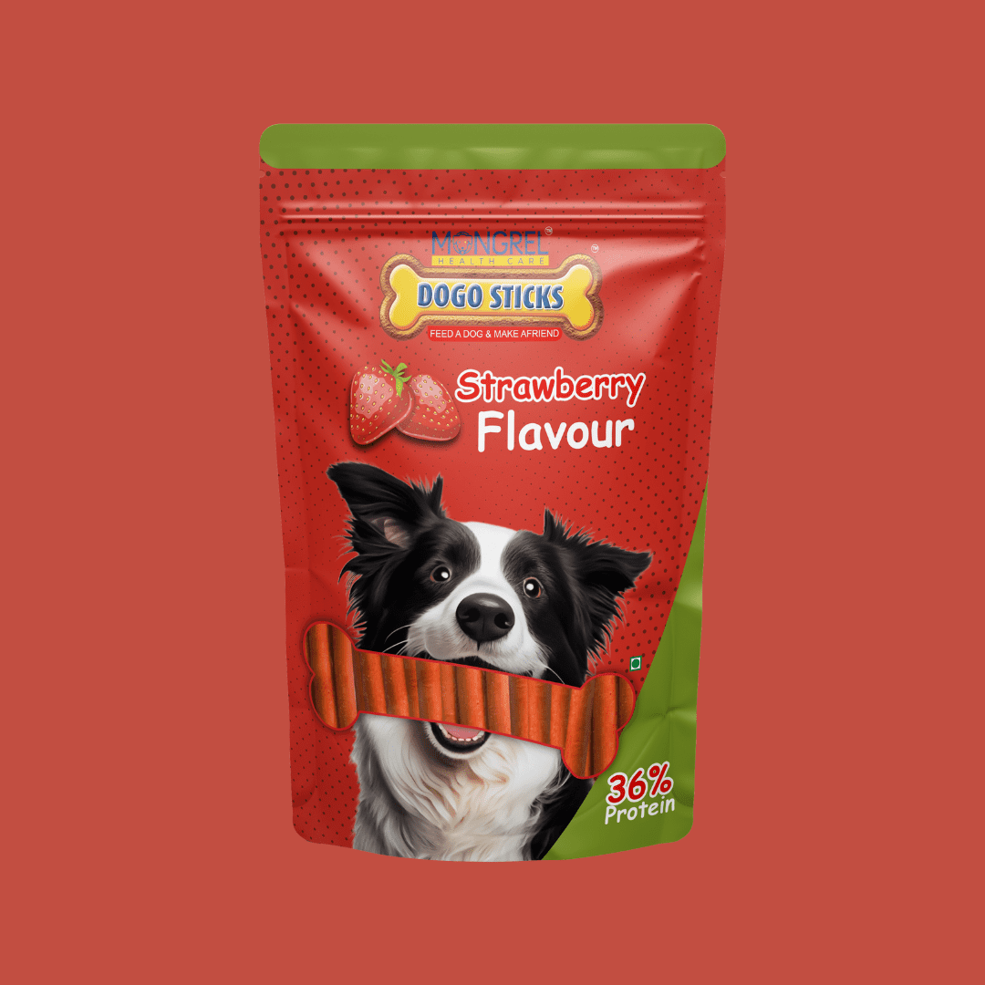 strawberry-flavour.png Strawberry Flavour Dogo Sticks - Image 1